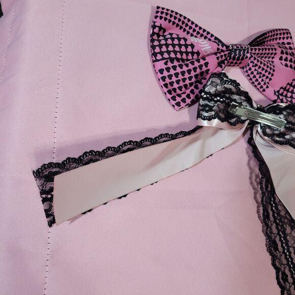Ma*rs Hair Bow Ribbon Gyaru Accessories Lot Bling Agejo Gyaru Gal Style Pink Y2K main image 4